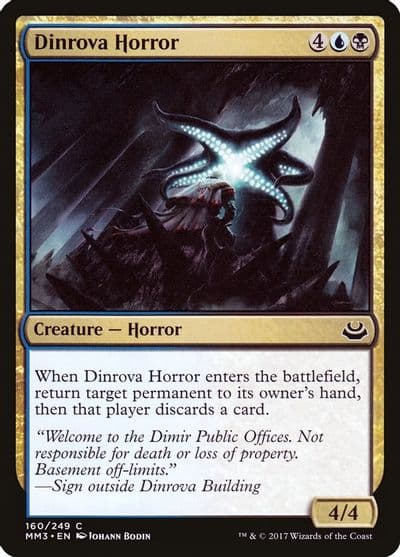 Dinrova Horror Modern Masters 2017 Magic card