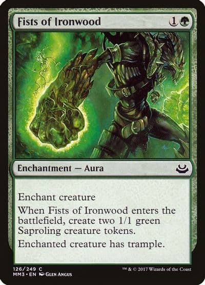Fists of Ironwood Modern Masters 2017 Magic card
