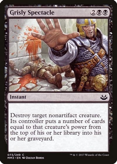 Grisly Spectacle Modern Masters 2017 Magic card