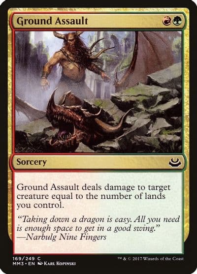 Ground Assault Modern Masters 2017 Magic card