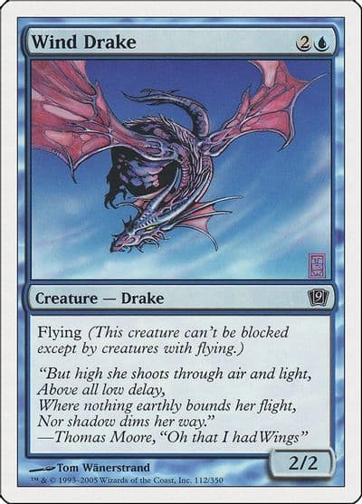 Wind Drake 9th Edition Magic card