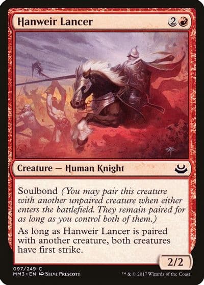 Hanweir Lancer Modern Masters 2017 Magic card