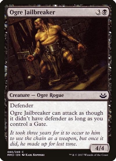Ogre Jailbreaker Modern Masters 2017 Magic card