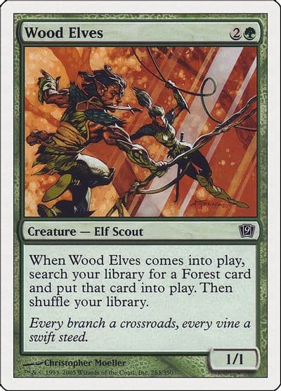 Wood Elves 9th Edition Magic card