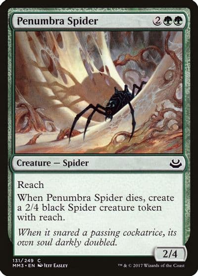 Penumbra Spider Modern Masters 2017 Magic card
