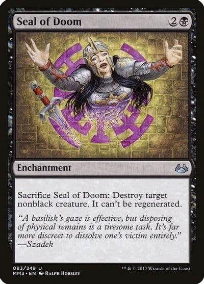 Seal of Doom Modern Masters 2017 Magic card