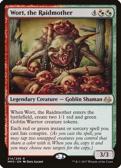 Wort the Raidmother Modern Masters 2017 Magic card