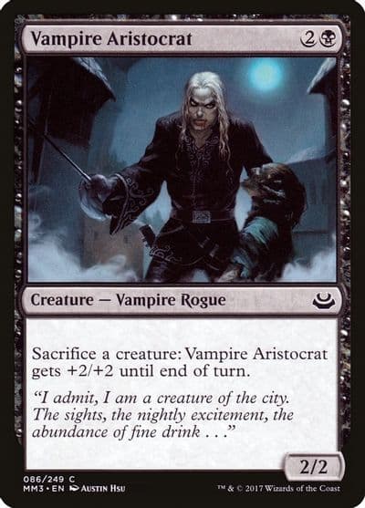 Vampire Aristocrat Modern Masters 2017 Magic card