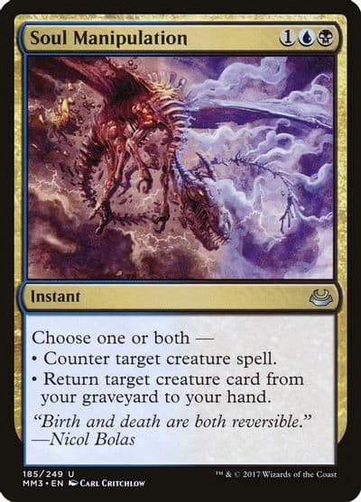 Soul Manipulation Modern Masters 2017 Magic card