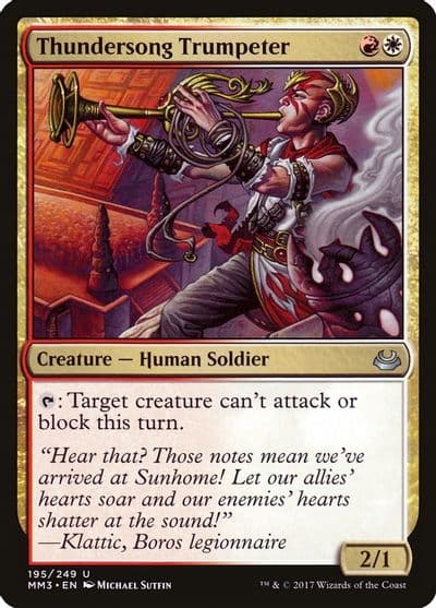Thundersong Trumpeter Modern Masters 2017 Magic card