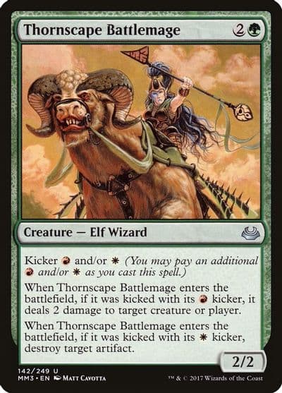 Thornscape Battlemage Modern Masters 2017 Magic card
