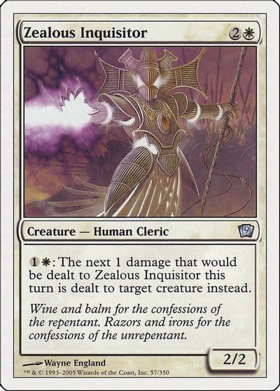Zealous Inquisitor 9th Edition Magic card