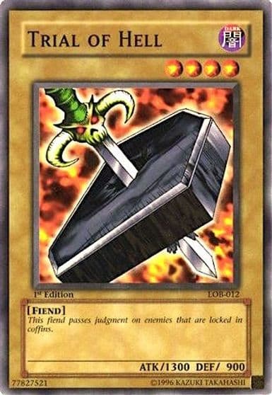 Trial of Hell The Legend of Blue Eyes White Dragon Yu-Gi-Oh! card