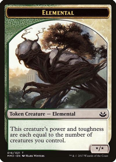 Elemental Token Modern Masters 2017 Magic card