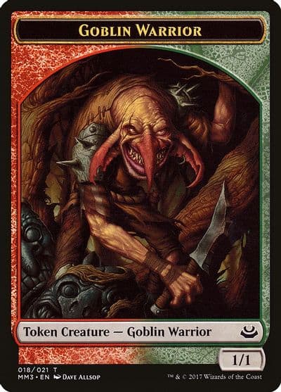 Goblin Warrior Token Modern Masters 2017 Magic card