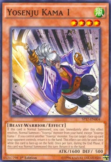Yosenju Kama 1 Starfoil Star Pack - Battle Royal Yu-Gi-Oh! card