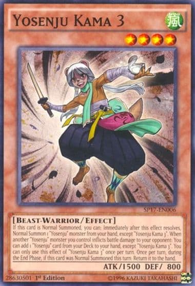Yosenju Kama 3 Starfoil Star Pack - Battle Royal Yu-Gi-Oh! card