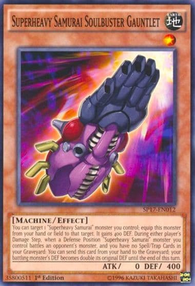 Superheavy Samurai Soulbuster Gauntlet Starfoil Star Pack - Battle Royal Yu-Gi-Oh! card