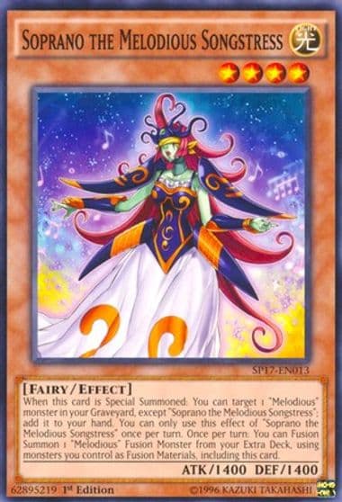 Soprano the Melodious Songstress Starfoil Star Pack - Battle Royal Yu-Gi-Oh! card