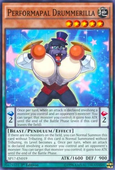 Performapal Drummerilla Starfoil Star Pack - Battle Royal Yu-Gi-Oh! card