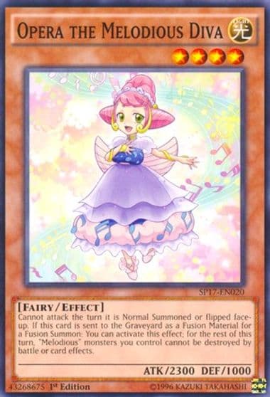 Opera the Melodious Diva Starfoil Star Pack - Battle Royal Yu-Gi-Oh! card