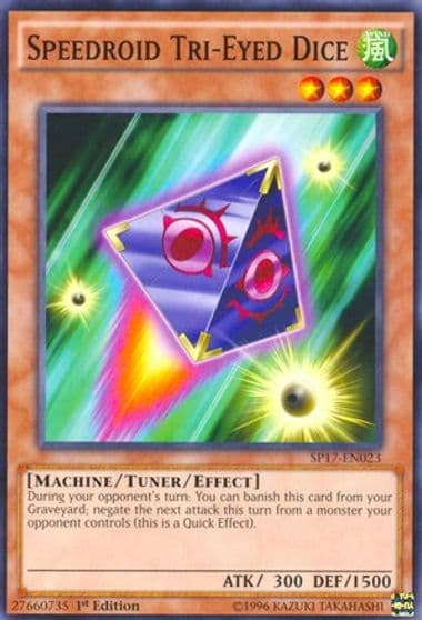Speedroid Tri Eyed Dice Starfoil Star Pack - Battle Royal Yu-Gi-Oh! card