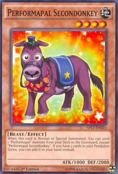 Performapal Secondonkey Starfoil Star Pack - Battle Royal Yu-Gi-Oh! card