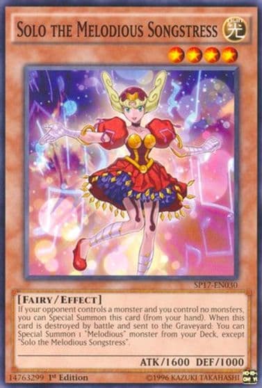 Solo the Melodious Songstress Star Pack - Battle Royal Yu-Gi-Oh! card