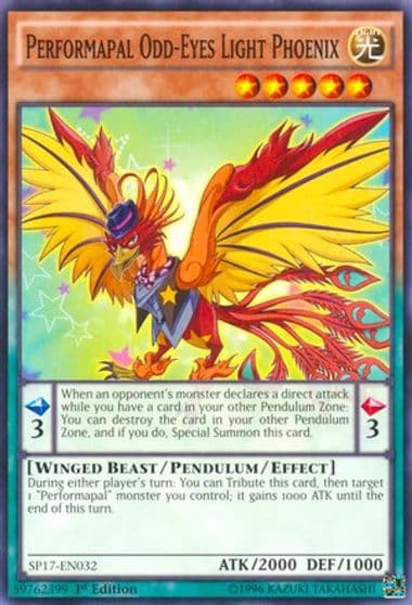 Performapal Odd Eyes Light Phoenix Starfoil Star Pack - Battle Royal Yu-Gi-Oh! card