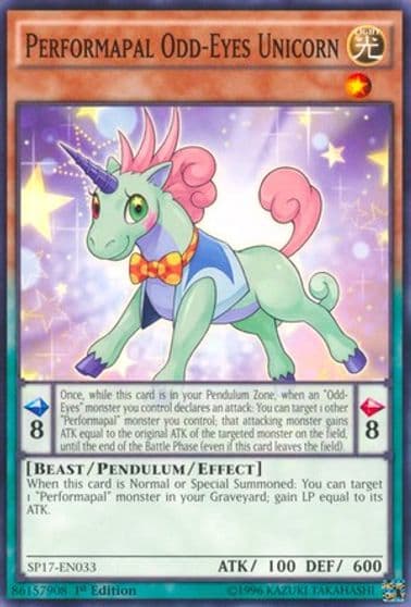 Performapal Odd Eyes Unicorn Star Pack - Battle Royal Yu-Gi-Oh! card