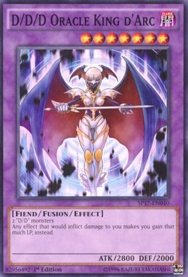 D D D Oracle King dArc Starfoil Star Pack - Battle Royal Yu-Gi-Oh! card