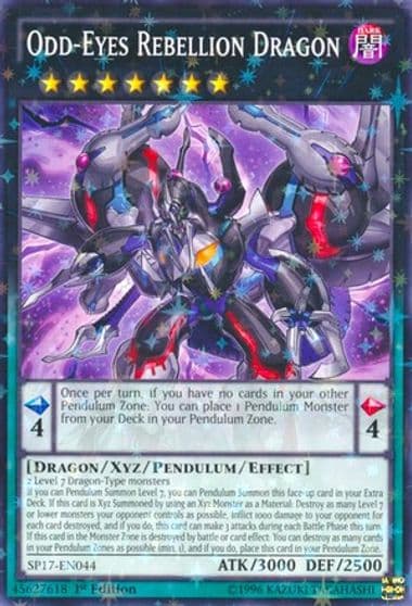 Odd Eyes Rebellion Dragon Starfoil Star Pack - Battle Royal Yu-Gi-Oh! card