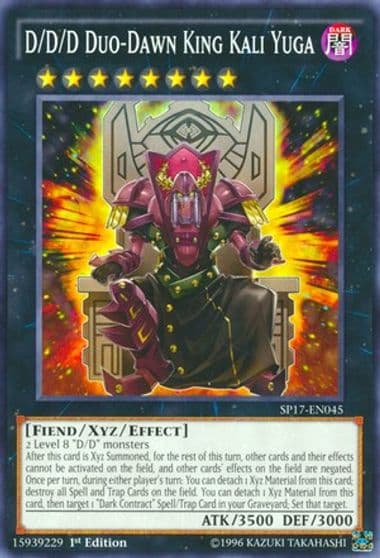 D D D Duo Dawn King Kali Yuga Starfoil Star Pack - Battle Royal Yu-Gi-Oh! card
