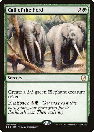Call of the Herd Duel Decks: Mind vs. Might Magic card