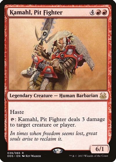 Kamahl Pit Fighter Duel Decks: Mind vs. Might Magic card