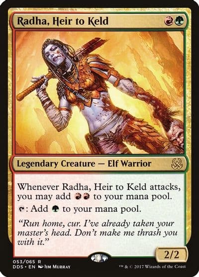 Radha Heir to Keld Duel Decks: Mind vs. Might Magic card
