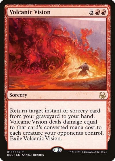 Volcanic Vision Duel Decks: Mind vs. Might Magic card