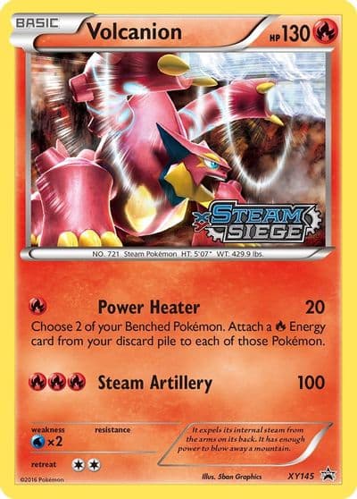 Volcanion (XY Steam Siege Prerelease) XY Promos Pokemon card