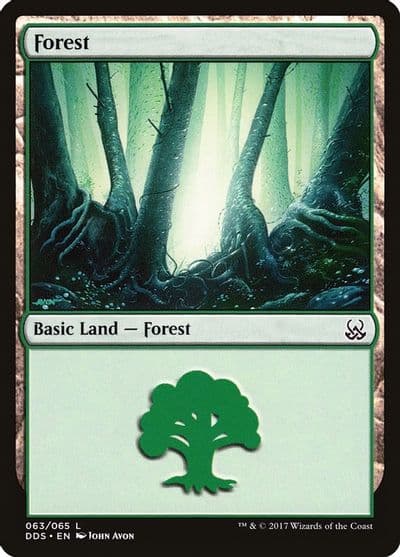 Forest 063 Duel Decks: Mind vs. Might Magic card