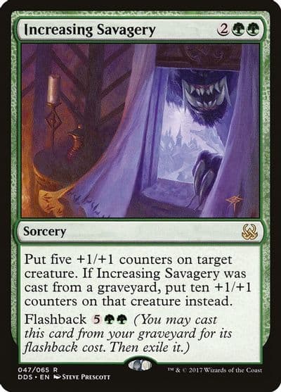 Increasing Savagery Duel Decks: Mind vs. Might Magic card