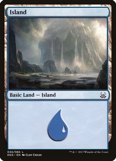 Island 030 Duel Decks: Mind vs. Might Magic card