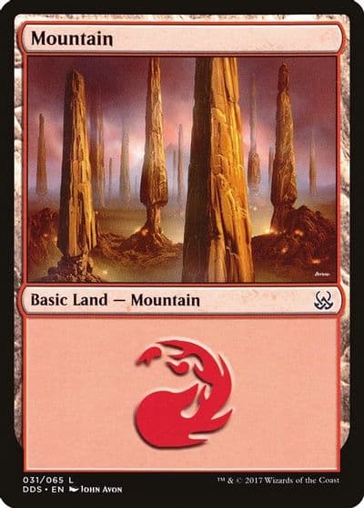 Mountain 031 Duel Decks: Mind vs. Might Magic card