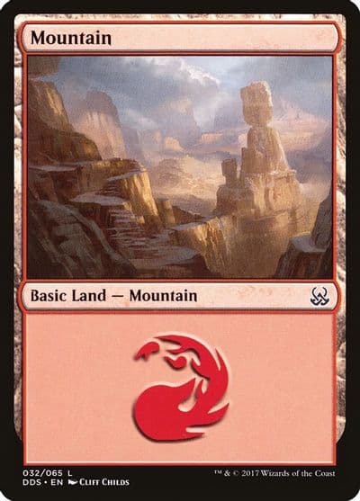Mountain 032 Duel Decks: Mind vs. Might Magic card