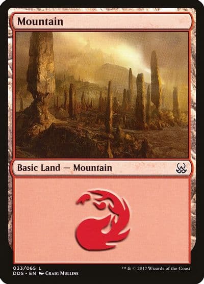 Mountain 033 Duel Decks: Mind vs. Might Magic card