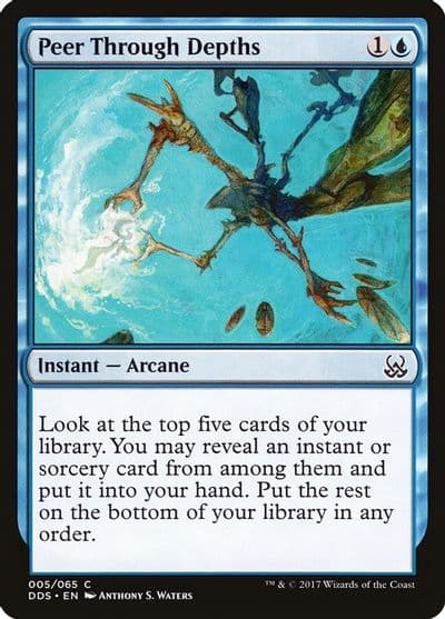 Peer Through Depths Duel Decks: Mind vs. Might Magic card