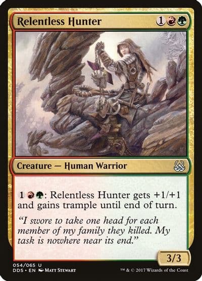 Relentless Hunter Duel Decks: Mind vs. Might Magic card