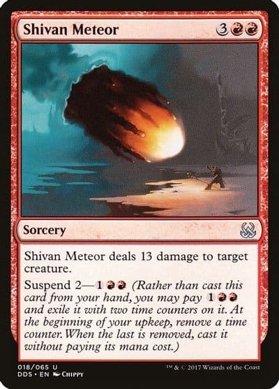Shivan Meteor Duel Decks: Mind vs. Might Magic card