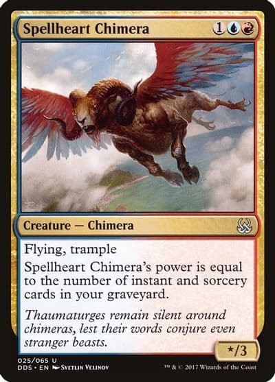 Spellheart Chimera Duel Decks: Mind vs. Might Magic card