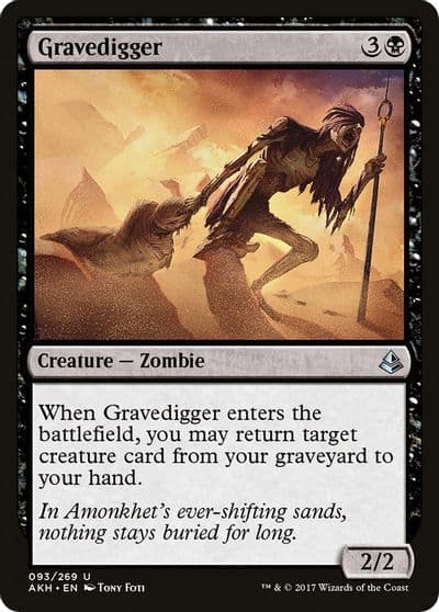 Gravedigger Amonkhet Magic card