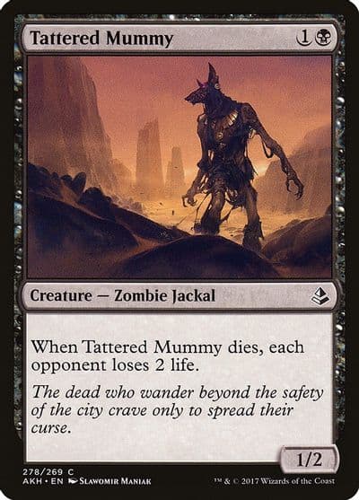 Tattered Mummy Amonkhet Magic card